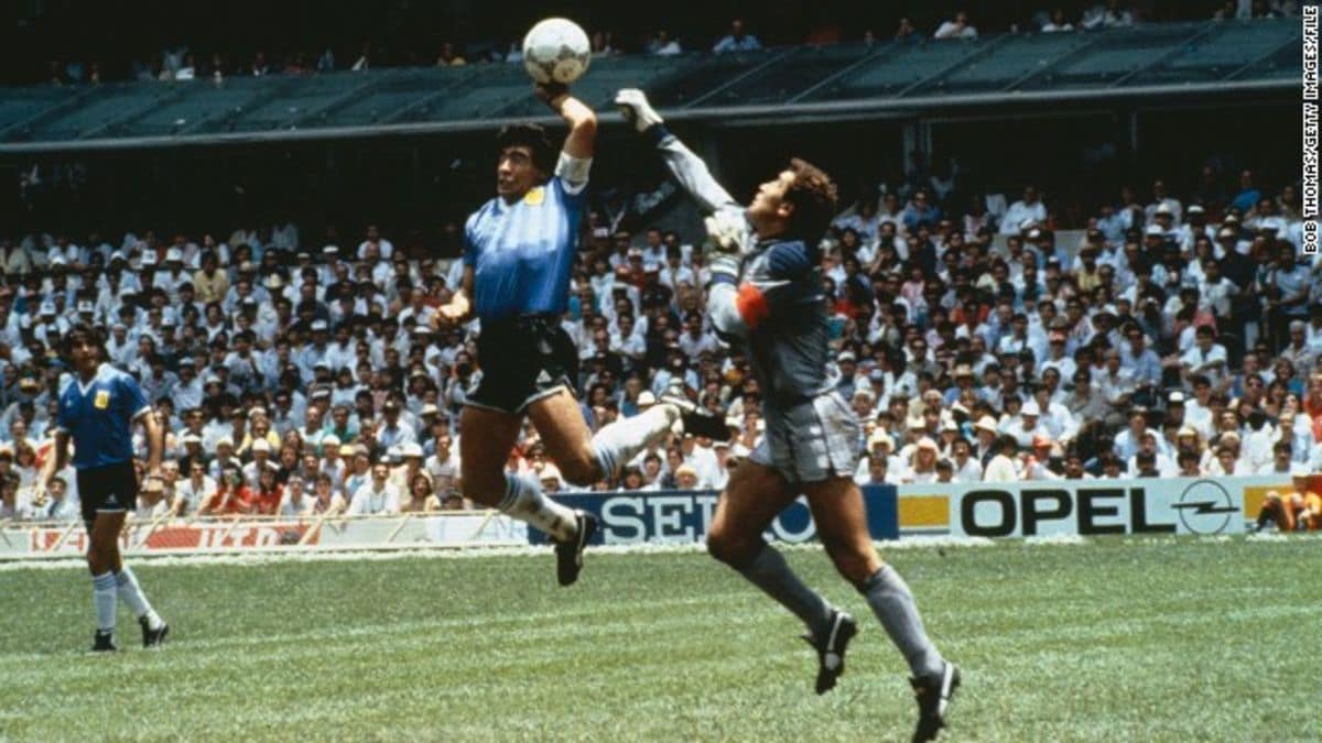 Unmasking the competitive spirit: Argentina's Diego Maradone and the hand of God moment in 1986 world cup final. Blog & Articles.