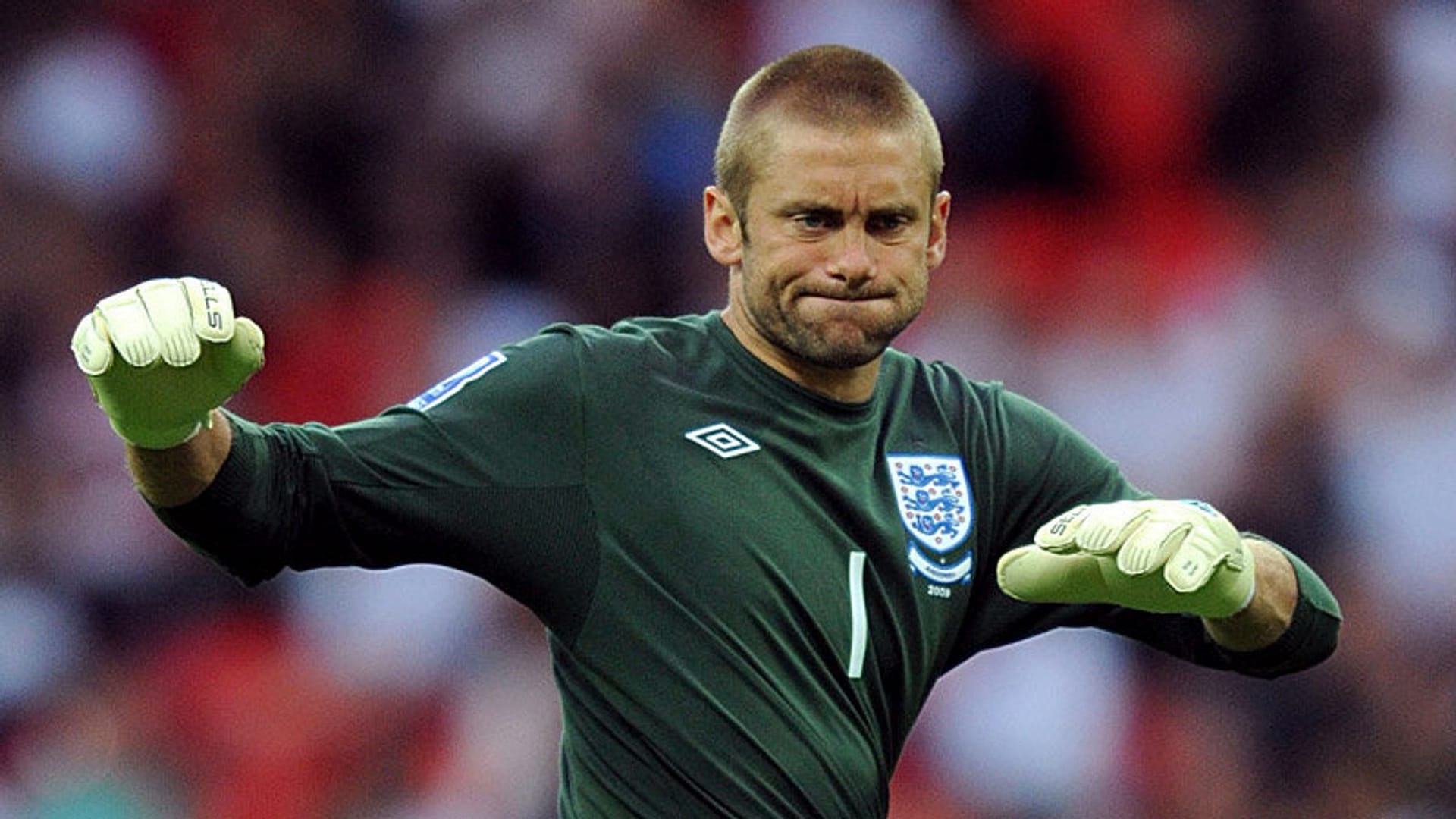 Science to Slam Rob Green in England kit